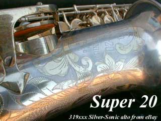 king super 20 alto saxophone silversonic