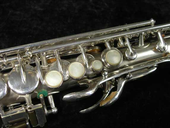 Photo 8 - RARE Vintage Silver Buescher "Tip Bell" Soprano Sax - SN 234860