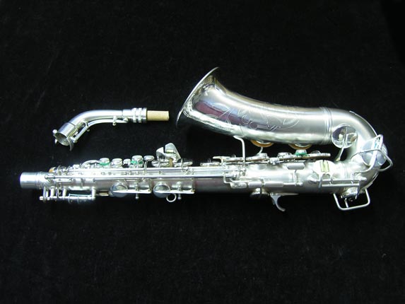Photo 1 - MINT Condition Silver C. G. Conn "Transitional" Alto Sax - SN 260787