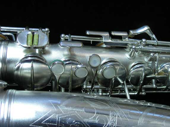 Photo 11 - MINT Condition Silver C. G. Conn "Transitional" Alto Sax - SN 260787