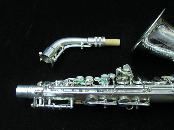 Photo 2 - MINT Condition Silver C. G. Conn "Transitional" Alto Sax - SN 260787