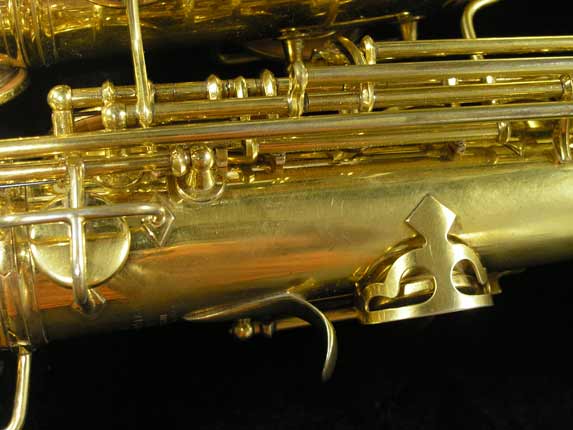 Photo 18 - Vintage CG Conn Chu Berry Portrait Model Alto Sax in Gold Plate - SN 164896