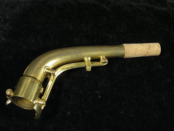Photo 26 - Matte Gold Plated Conn "Transitional" Alto Sax - Art Deco Engraving - SN 245512