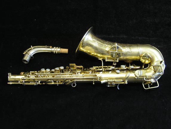 Photo 1 - Gold Plated Conn "Transitional" Chu Berry Alto Saxophone SN 235770
