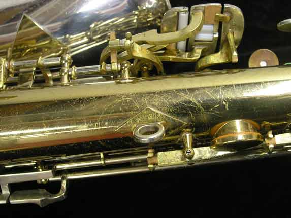 Photo 18 - Original King Super 20 SilverSonic Alto Sax w/ Gold Inlay Engraving SN 364994